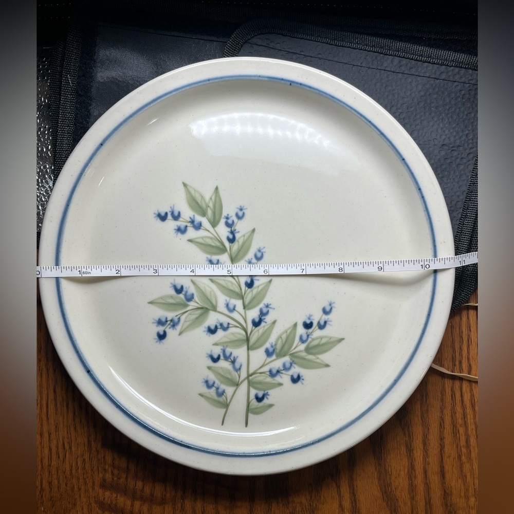 Vintage Union Stoneware blueberry plate 10.75” - Picture 10 of 12